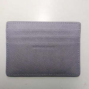 Michael Kors Lilac Leather Card Case